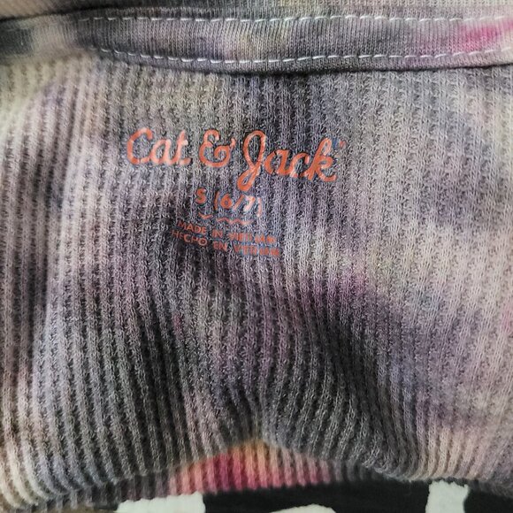 Cat & Jack Tie-dyed Thermal Sz 6/7 - Picture 3 of 3
